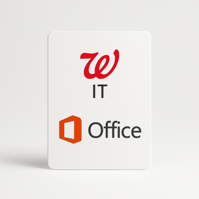 Walgreens IT Microsoft Office Business License WAL-735